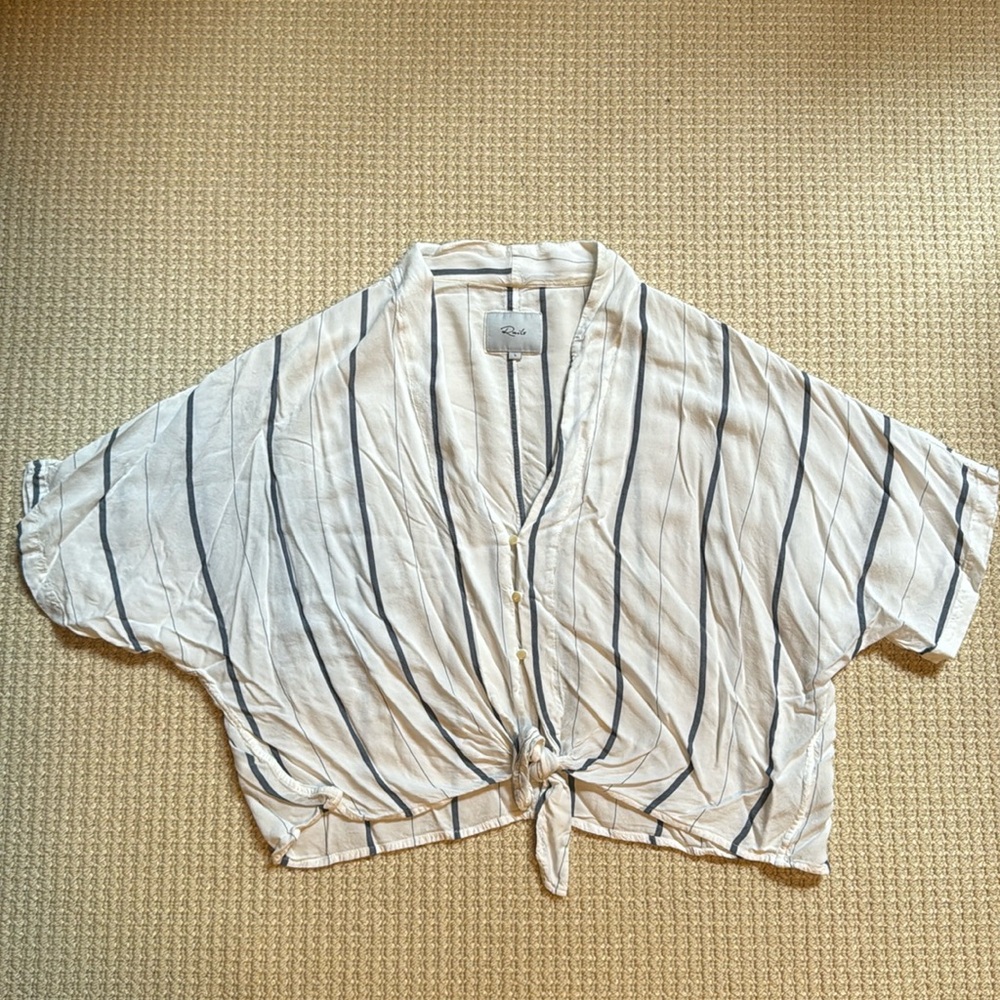 Rails beachy strip top
